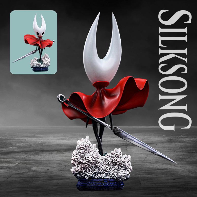 Hollow Knight Silksong Хорнет Фигурка Боевая Сцена Коллекционная Статуя Модель Настольный Декор Для Фанатов Игровых Периферийных Устройств Коллекционеров