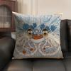 Art PPaige Gemmel Monkey Cushion Cover Natural Linen Organic Fabric DoubleSided Printing Sofa Home Decor Gift Pillow Case
