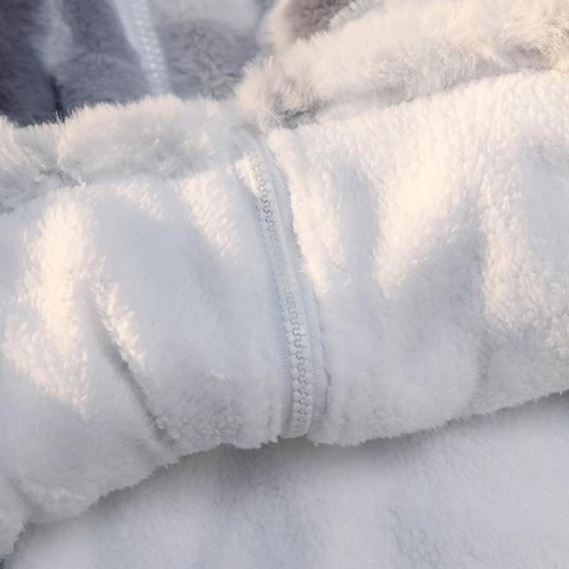 Теплая модная свободная куртка из плотной овечьей шерсти с принтом тай-дай для женщин