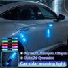 Colorful Dynamic Solar LED Strobe Flash Light LED Flashing Door Handle Protector  Motorcycle Use