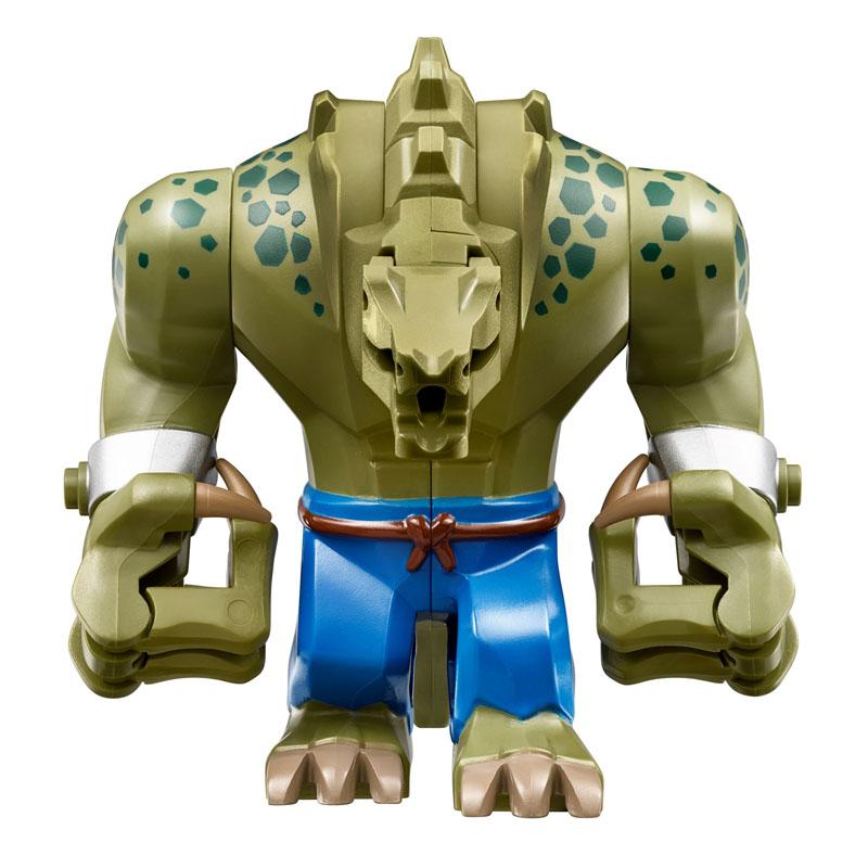 Большой размер 10,5 см Хвост Киллер Крока Аллигатор Крокодил Киллер Модель Строительные блоки Просвещать Экшн-фигурки Кирпичики Игрушки для детей