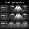 Solar Lights Outdoor, Solar Motion Sensor Lights 4Head Outdoor Lights with Wide Angle Wireless Security Light for Fence Patio