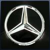For Mercedes Benz Mirror Emblem Light Car Front Grille Illuminated Logo Star Badge W176 W246 W205 W212 W207 W217 W251 W166 X166