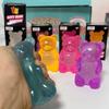 In Stock Cute Bear Maltose Squeeze Toy Dough Colorful Sensory Toy Creative New Item Desk Decoration Stress Relief Doll