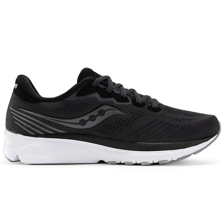 SAUCONY Ride 14 2E Wide Charcoal Men Sneakers Black S20651-45