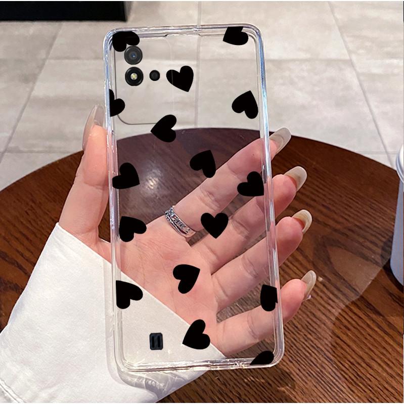 For Realme Narzo 50i RMX3235 Phone Case Luxury Cute Love Rabbit Funny Clear Soft Silicone Back Cover For Realme Narzo50i Cases