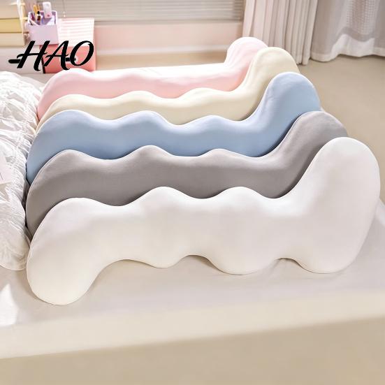 Full Body Support Pillow Cooling for Adults & Side Sleepers, Breathable L-Shaped Long Pregnancy Sleeping Hugging Pillow, Leg Cushion with Removable