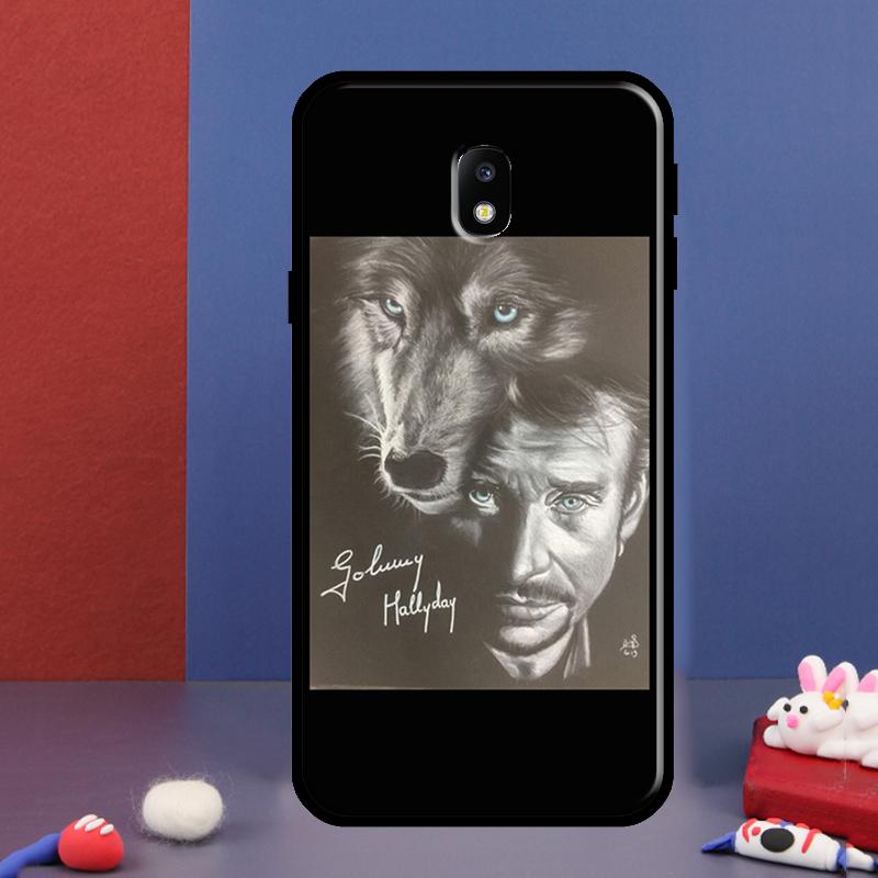Чехол Johnny Hallyday для Samsung J5 J7 J3 J1 2016 A3 A5 2017 A6 A7 A8 A9 J8 2018 J4 J6 Plus Coque Fundas