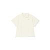 Wear Jang WOn Young  Women S On The Lock Open Neck Woven ShorT Sleeve Polo T ShirT Dwm242194w