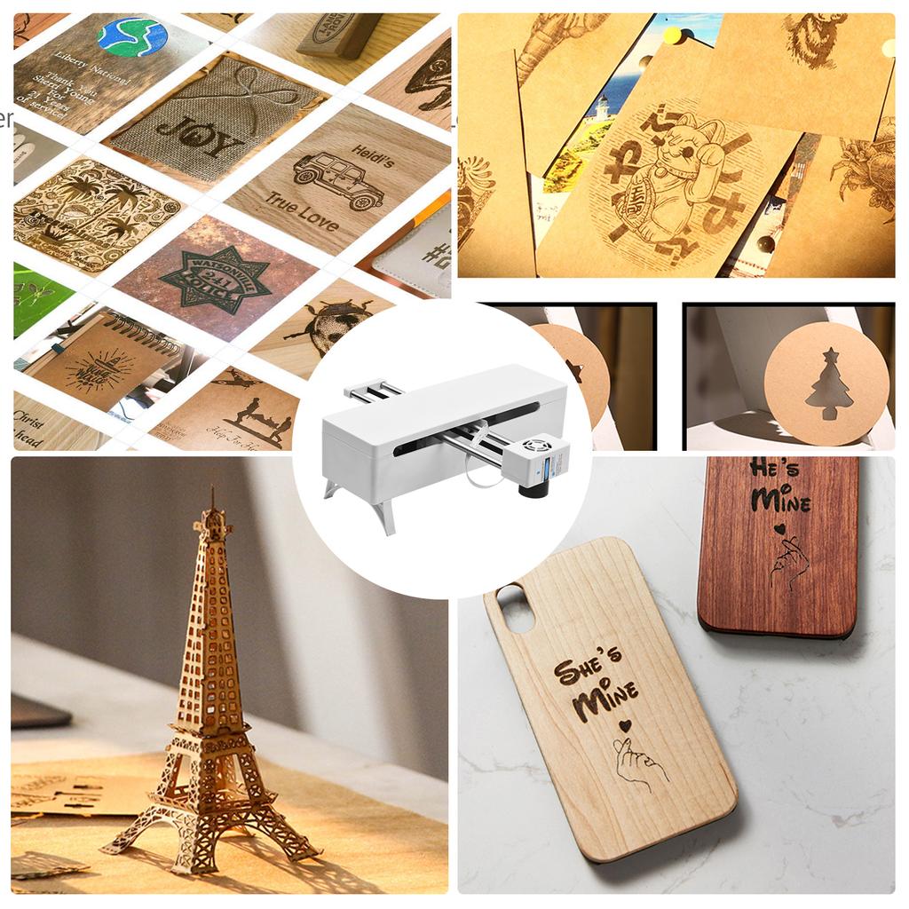 450 нм 10 Вт лазерный гравировальный станок с регулируемым фокусным расстоянием, поддержкой программного обеспечения для ПК, высокоскоростной мини-ЧПУ