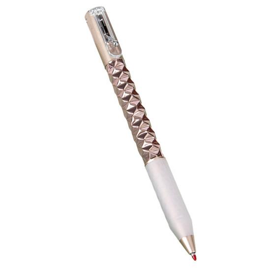 Гелевая ручка с геометрическим рисунком, тонкий наконечник 0,5 мм, силиконовая рукоятка, быстросохнущие черные чернила, канцелярские принадлежности.