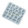 English Letter Shaped Resin Silicone Fondant Mold DIY Cake Pastry Baking Mold top sale