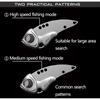 Bass Spoon Metal Vibration Rotate Metal Fishing Bait Wobblers Crankbaits Treble Hook VIB Lure