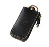 Key Case Smart Key Case Genuine Leather Tochigi Leather Smart Key Key Chain Leather Zipper Brand Made In Japan Black [Porco Rosso] Men's Women's