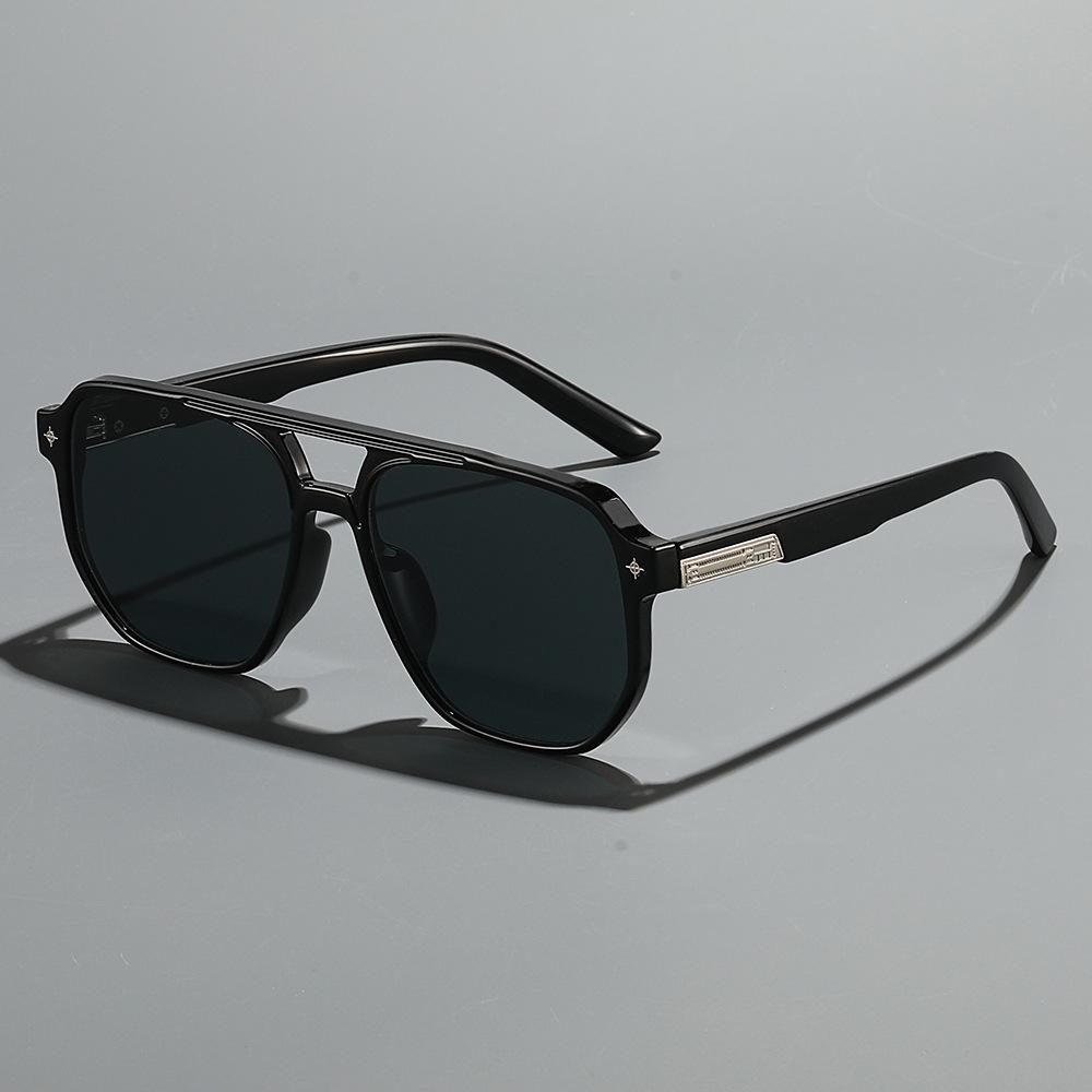 2026 New Large Frame Pilot Sunglasses Women INS Fashion Star Design Eyewear
