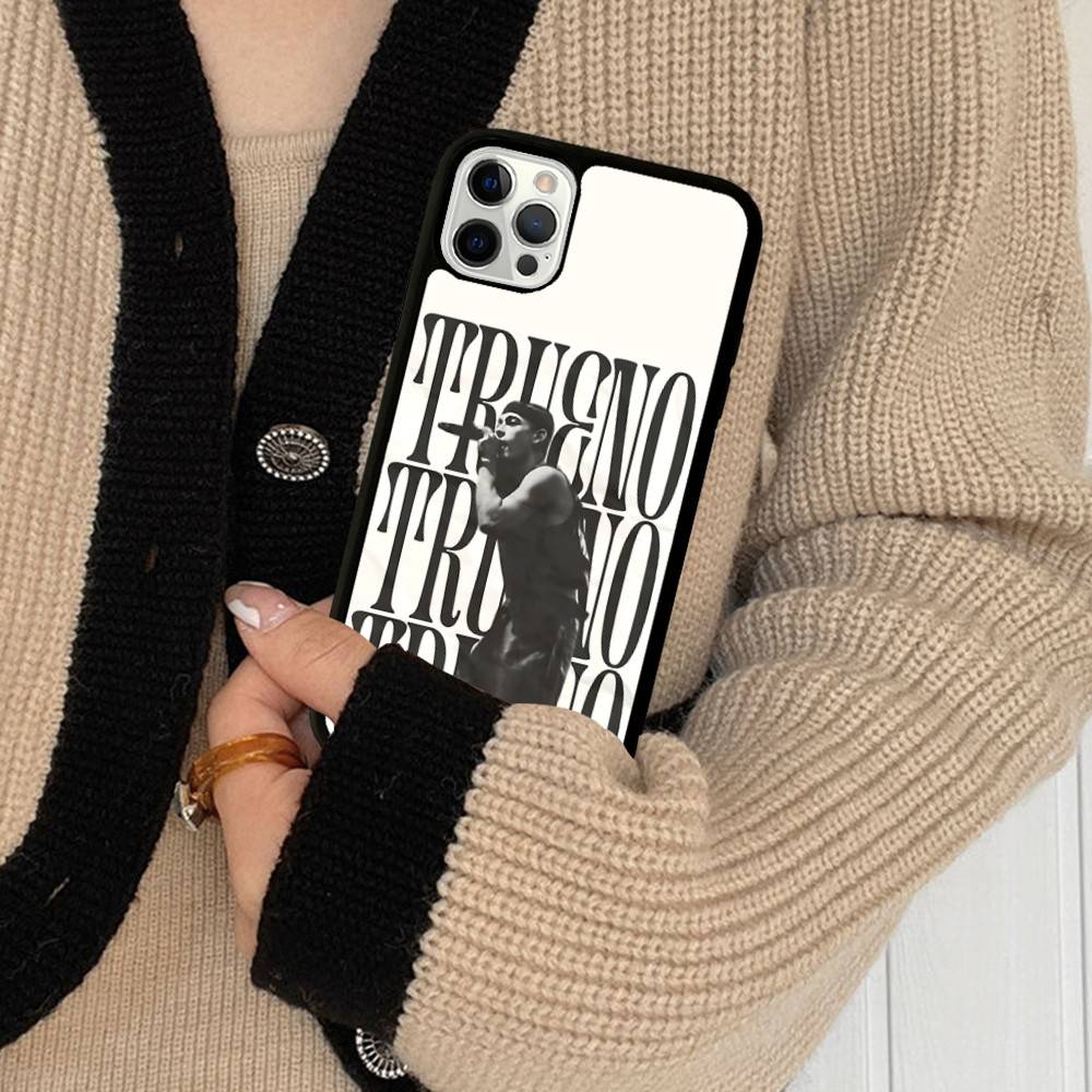 T-Trueno Rapper For IPhone 17 16 15 14 13 Pro 12 11 Pro Max Hard PC+TPU Phone Cases Back Cover