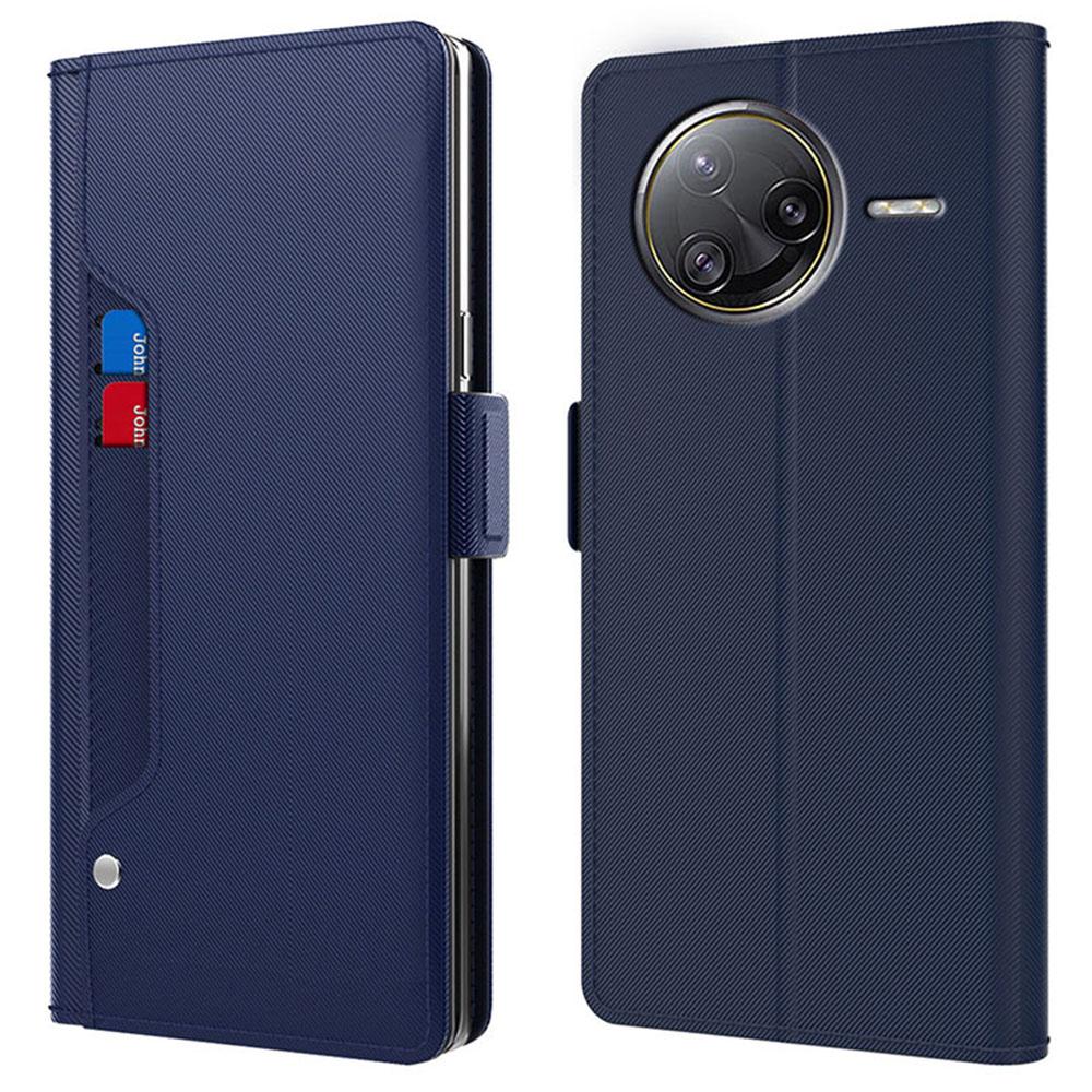 For Xiaomi Poco F7 Ultra 5G/Redmi K80 Pro 5G Case Stand PU Leather Phone Cover Card Holder Mirror