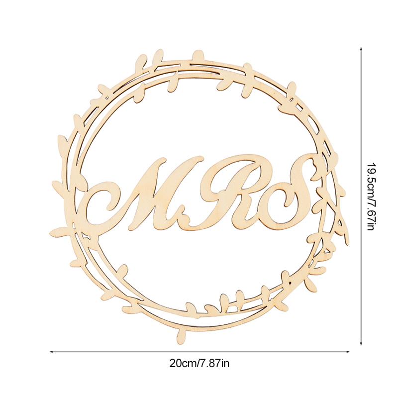 2 шт./набор, подвесной знак на деревянный стул Mr Mrs Wedding, винтажное деревенское украшение для свадьбы, реквизит для фотосессий, сувениры для вечеринок