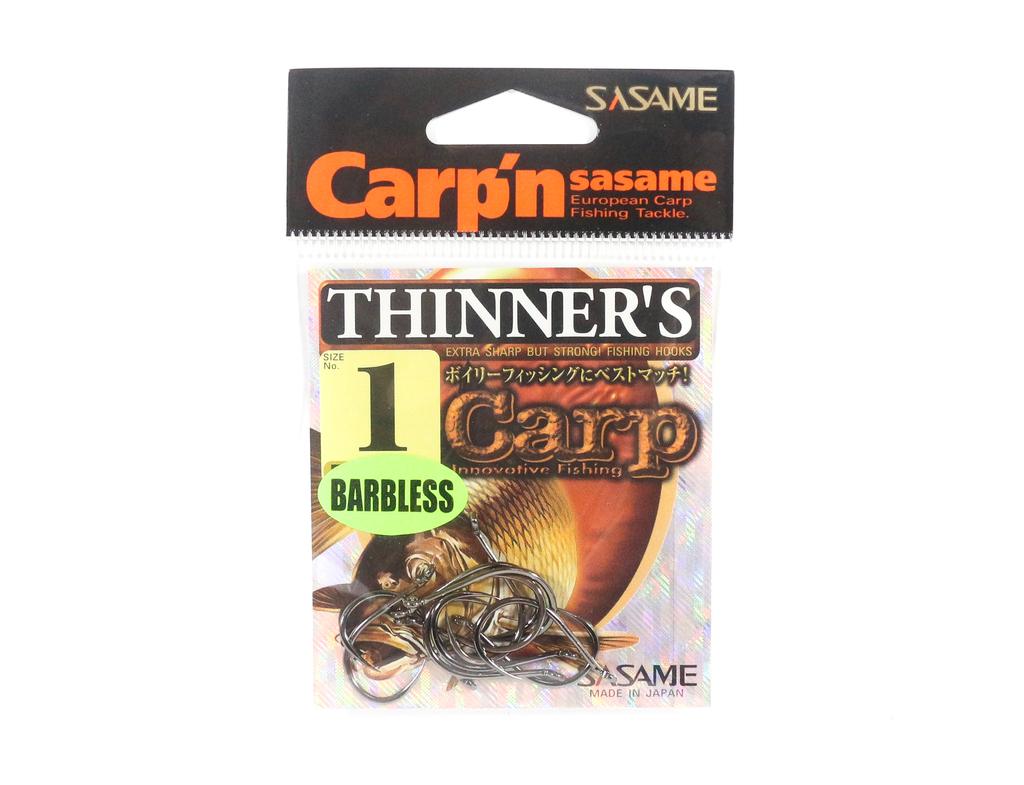 Sasame F-520 Thinner's Barbless Bait Hook Size 1 (0493)