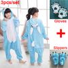 3 шт./компл. детские пижамы кигуруми, костюм для косплея, одежда для сна с животными, костюм + обувь + перчатки