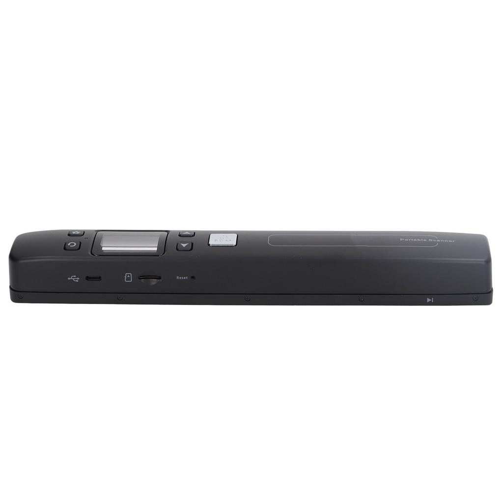 Portable Scanner Handheld HD Color Black Compact Mobile Document Scanner for Home Office