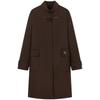 Teenie Weenie Women's Toggle Button Yak Wool Blend Double-Faced Coat