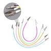 MUELODSIC Napkin Clips 5 Pack Silicone Iron Foldable Colorful Random Color