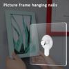 Adhesive Frame Titler Hooks Drill-free Installation Wall Hook Photo Frame Hanger Works On Walls Tiles Glass for Paintings Posters Photos