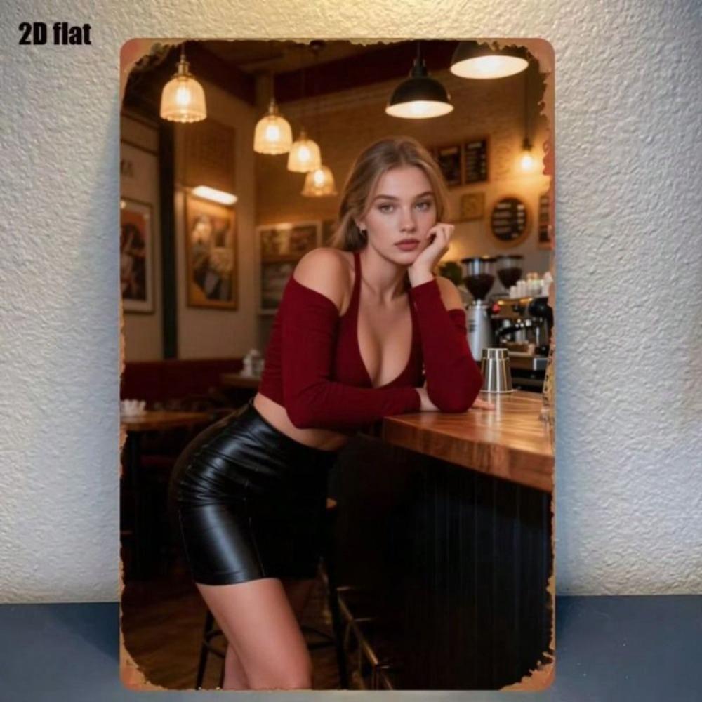 Ретро металлические картины, мебель, украшение гостиной 20x30см
