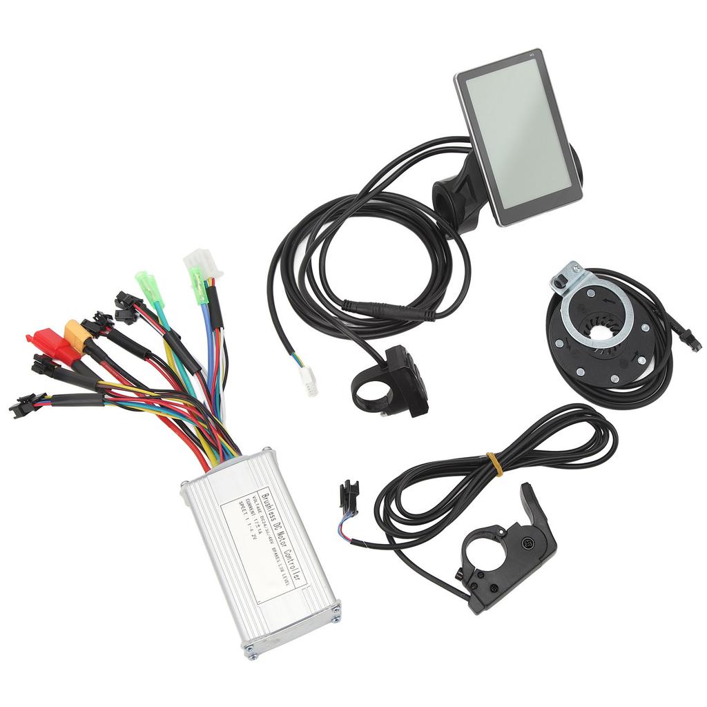 Electric Bicycle Lithium Conversion Controller Kit 17A Controller LCD M5 Display Power Assist Sensor Thumb Throttle