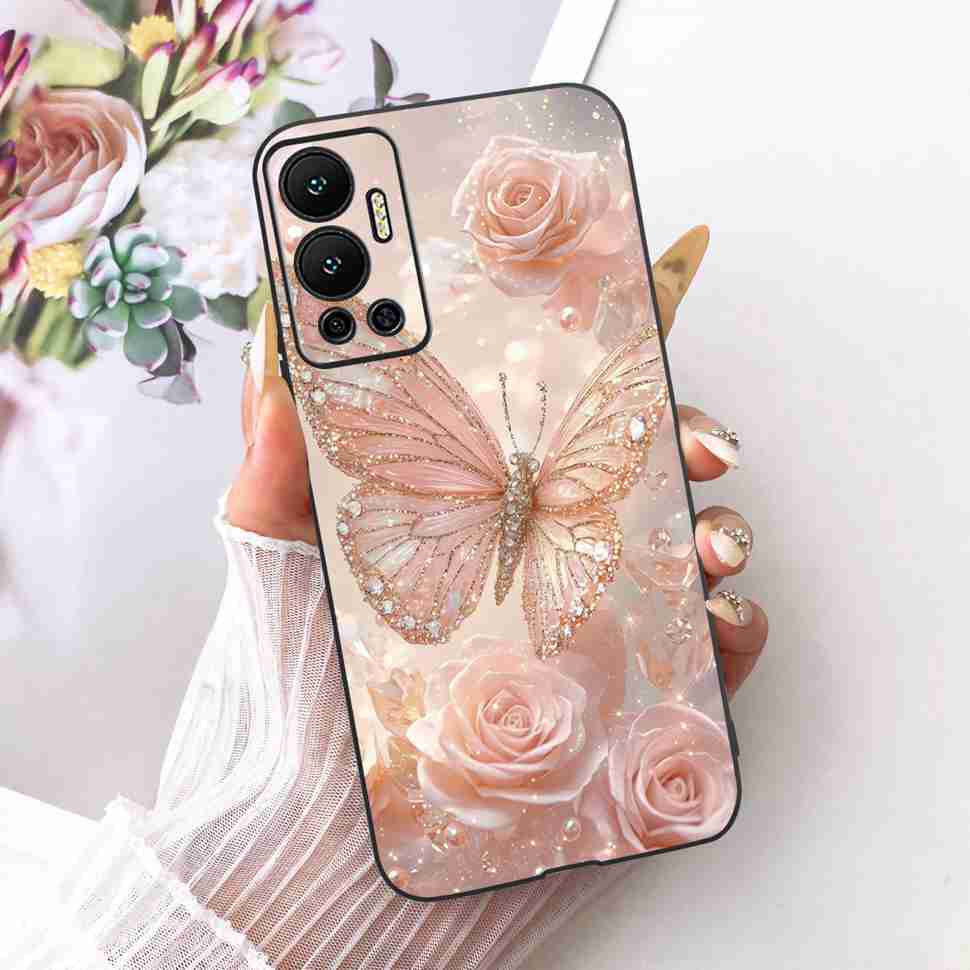 Чехол для Infinix Hot 12 2022 Животный Рисунок Мягкий Силиконовый Чехол для Телефона Для Infinix Hot 12 Hot12 X6817 X6817B