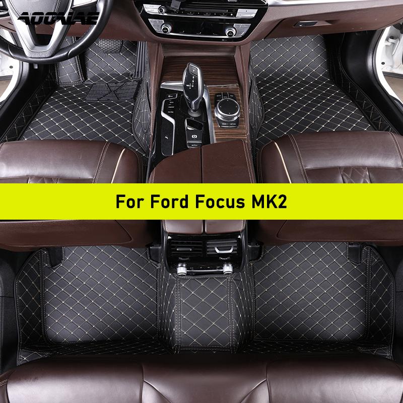 Автомобильные коврики для пола для Ford Focus MK2 2004-2011 Автомобильные ковры Аксессуар для ног Coche