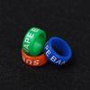 10pcs Silica Gel Fishing Rod Handle Anti-Slip Ring Protective Case Fishing Tackle O-shaped Ring