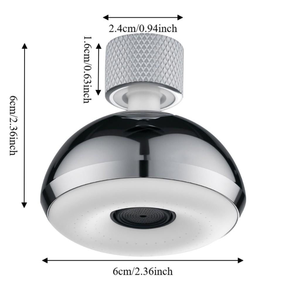 Adjustable Universal External-thread Faucet Splash-proof Tap Bubble Nozzle Bathroom