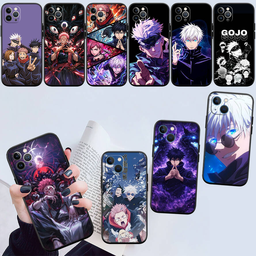 Чехол для телефона Аниме Годжо Jujutsu Kaisen для Redmi Note 12 12S 12C 13 13C 13R 14 14S 14R 14C 11A 13X A3 A3X A4 A5 Pro Max Plus