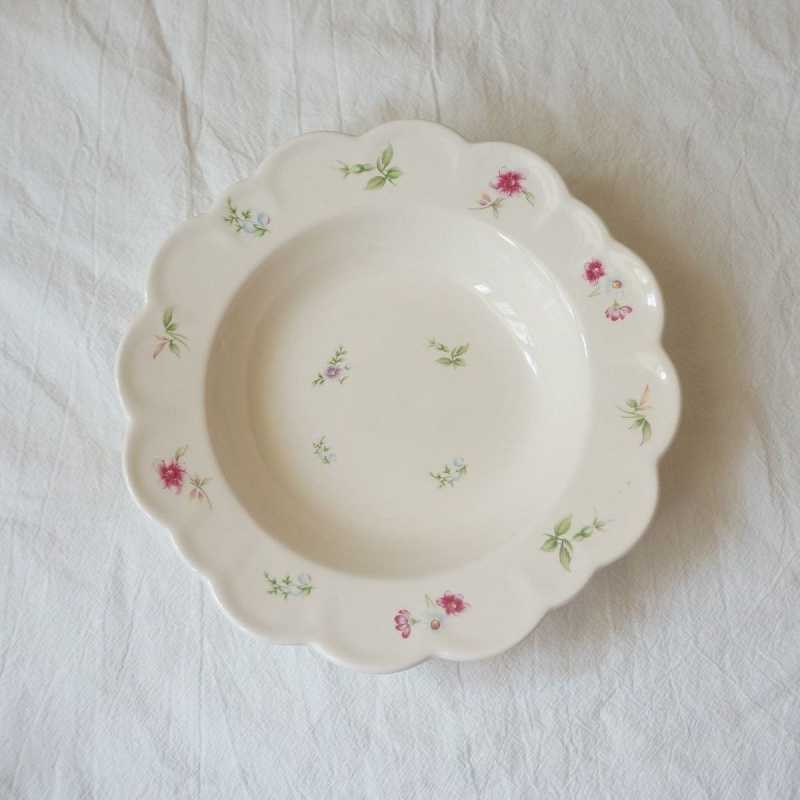 Французская керамическая тарелка Новая ретро-пастораль Amall Cuihua Чаша Салат Овсянка Десерт Свадебное украшение Корейская кухня