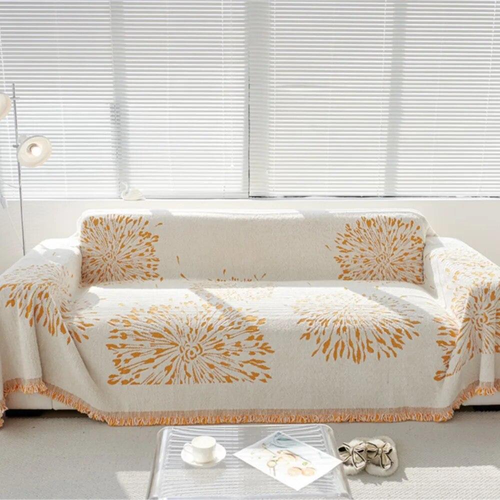Роскошный чехол для дивана, шерстяная пряжа, диванное полотенце, одеяло, чехол для дивана, простой чехол для дивана с защитой от кошачьих царапин для гостиной, 1/2/3/4 места