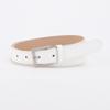 Minimalist Womens Pu Belt With Gold Alloy Buckle For Casual And Office Wear