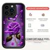 Фиолетовая Роза Черная Лестница Чехол для Телефона для iPhone 15/16/17 Pro Max - Защитный и Стильный