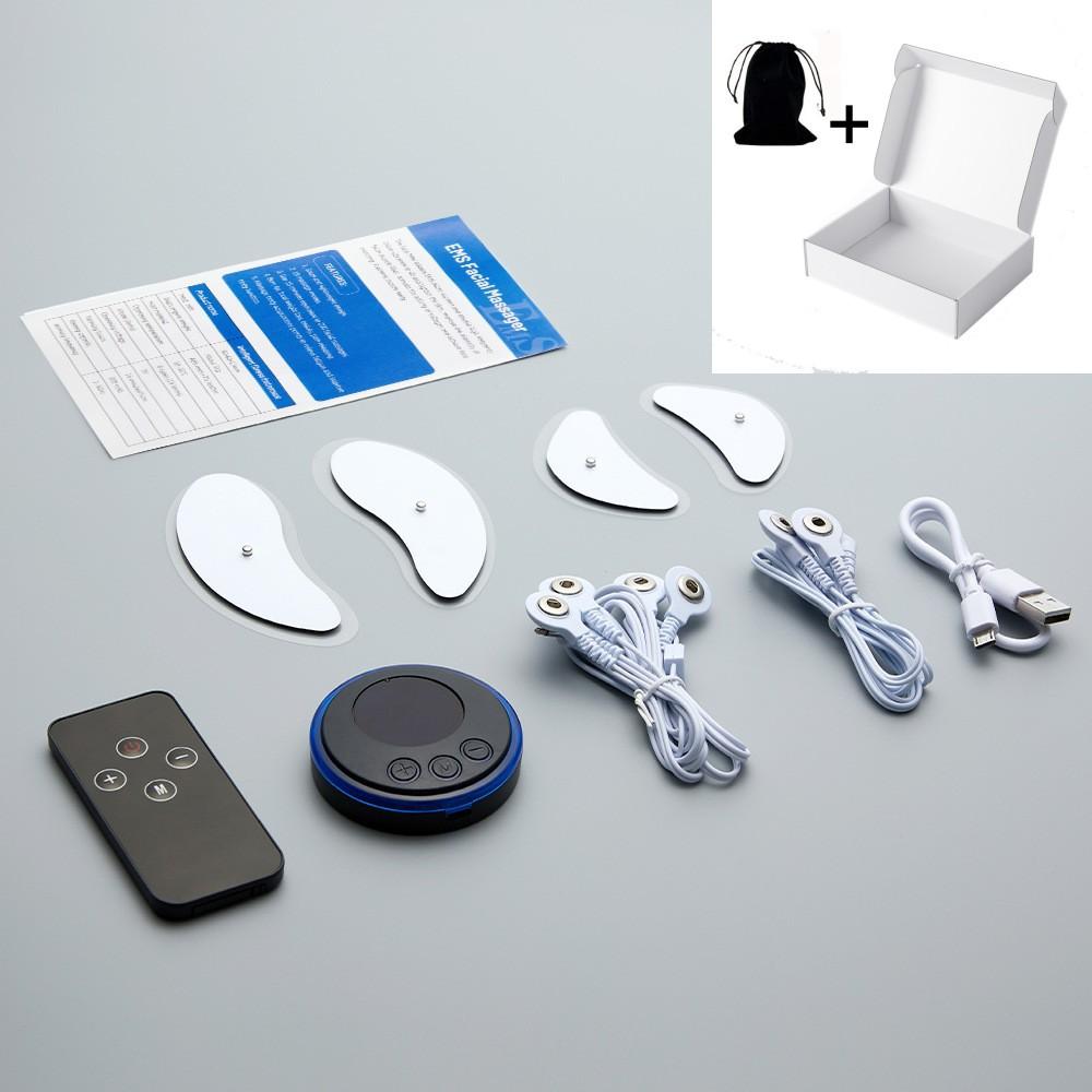 Трансграничное устройство для массажа лица EMS, низкочастотное микротоковое косметическое устройство, V-образный серповидный подтягивающий стимулятор мышц лица