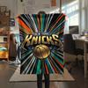 1Pc NY Knicks Print Flannel Blanket High Quality Warm Comfortable Cover for All Seasons Perfect for Gifts Home Decor