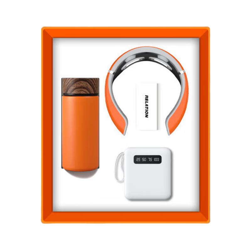 Премиальная подарочная коробка: Термокружка, Массажер и Power Bank