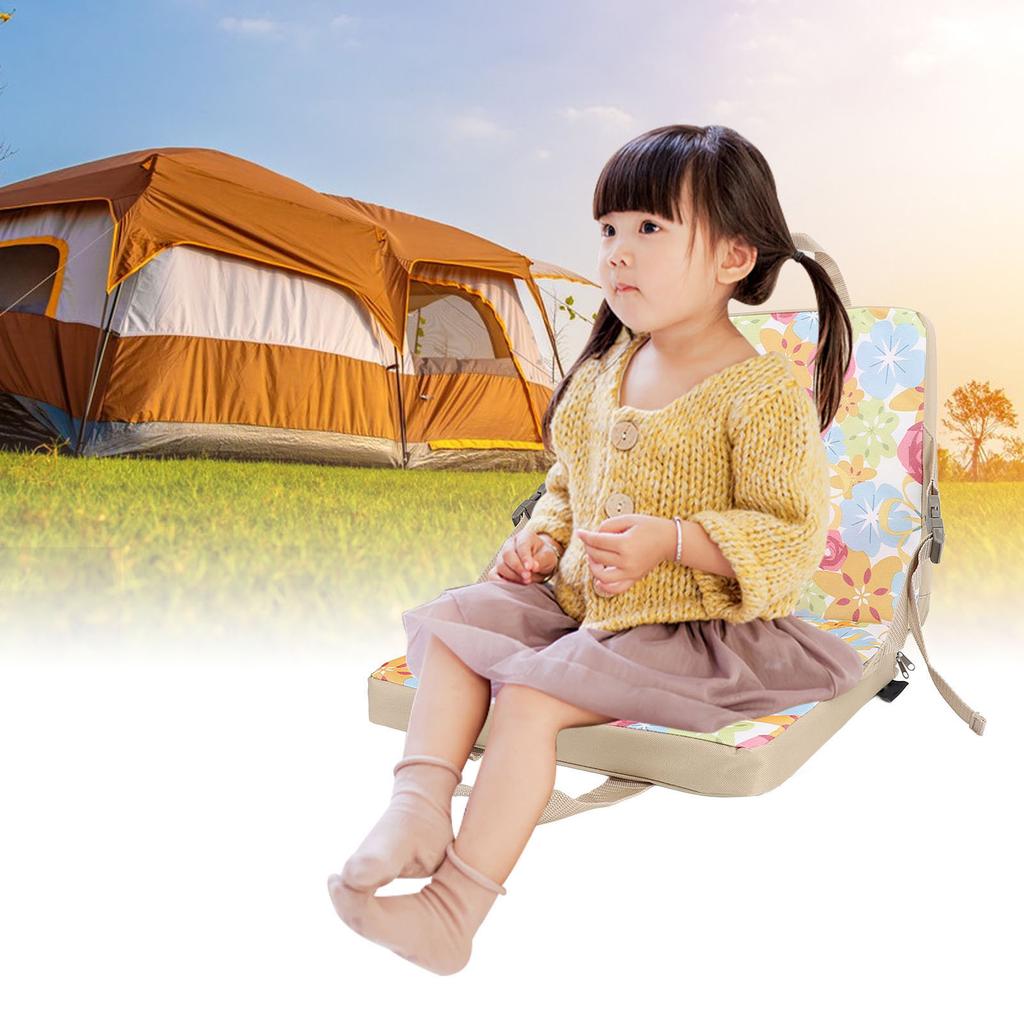 Складной стадионный коврик со спинкой 600D Oxford Fabric Thick Floral Portable Bleacher Chair для детей R