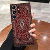 Ретро Этнический Узор Тотем Черный Мягкий Чехол для Телефона для Samsung Galaxy S20 S23 Ultra S24 Plus S21 FE S25 Edge