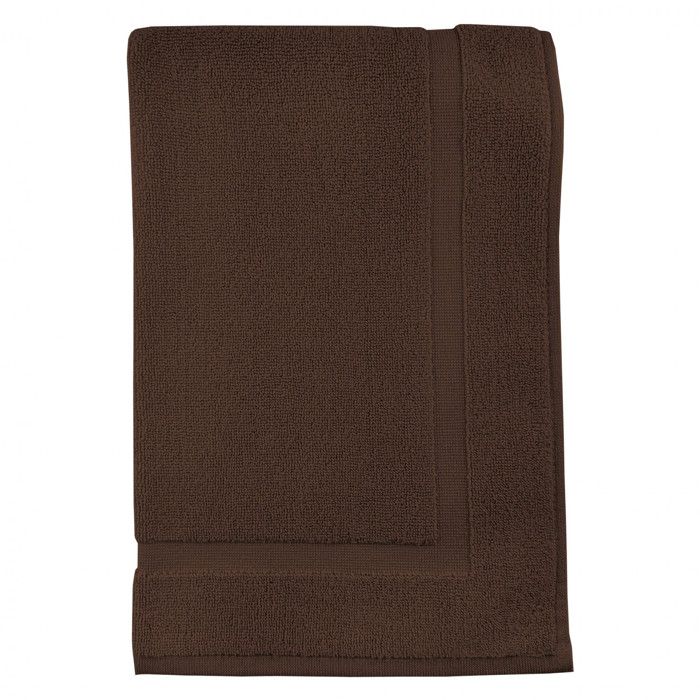 Cotton Bath Mat 800 Gr/m2 50x80 Cm LAGUNE Brown, by Soleil D'ocre