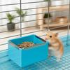 No Spill Bunny Hay Feeder Detachable Hamster Hanging Bowl Practical Bird Feeding Cup Guinea Pig