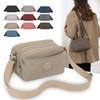 Nylon Crossbody Bag Multi-Pocket Shoulder Bag Women's Lightweight Small Bag