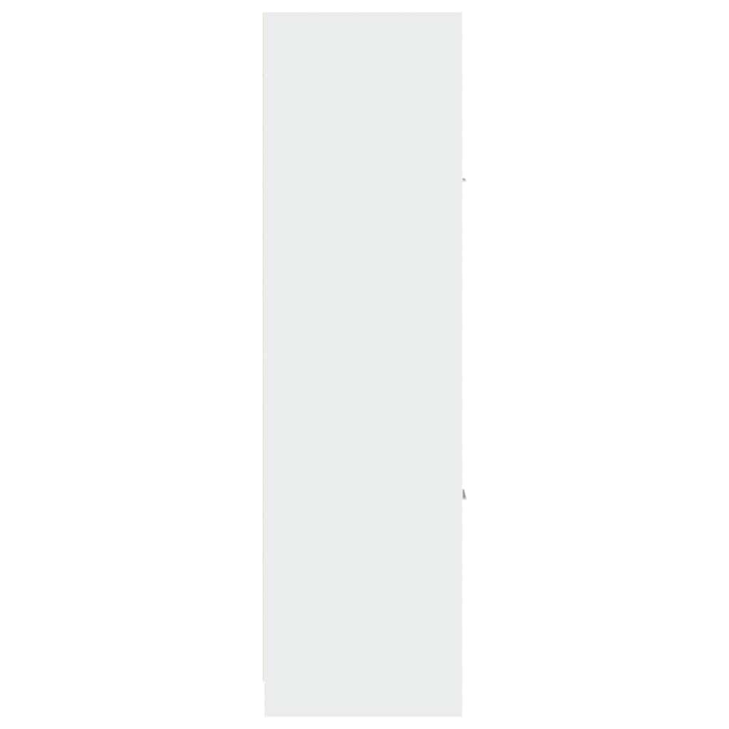 Vidaxl Szafka Apteczna, Biała, 40X41X144,5 Cm, Materiał Drewnopochodny