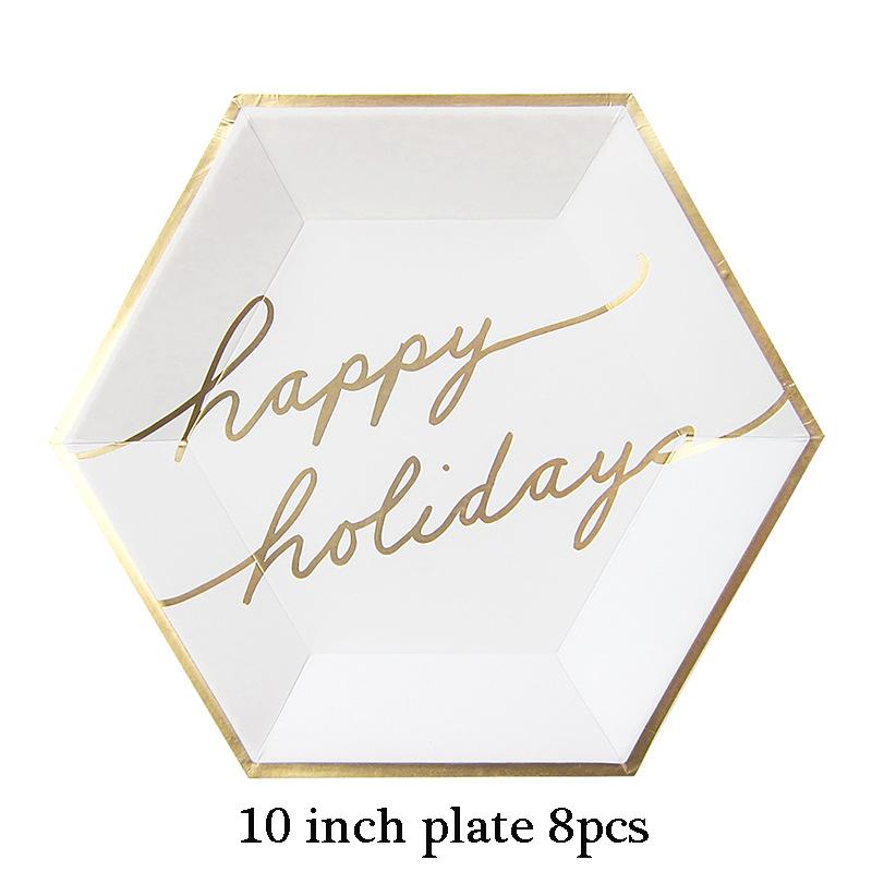 Одноразовая посуда из золотой фольги и мрамора, бумажные тарелки для вечеринок, стаканчики, сувениры на вечеринку в честь рождения ребенка, бумажные трубочки для питья, принадлежности для свадебной вечеринки