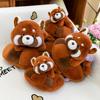 Creative New Donut Raccoon Plush Toy for Children Gift Room Decoration Ornament Red Panda Doll